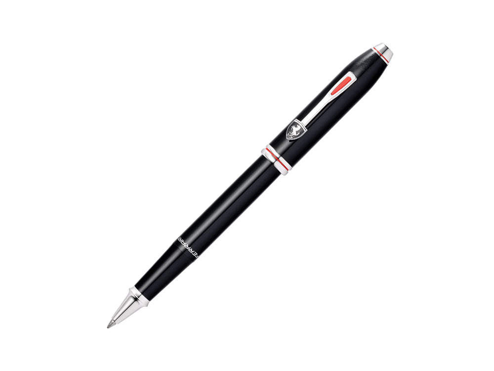 Cross Ferrari Townsend Rollerball Pen, Lacquer, Black, Rhodium, FR0045-56