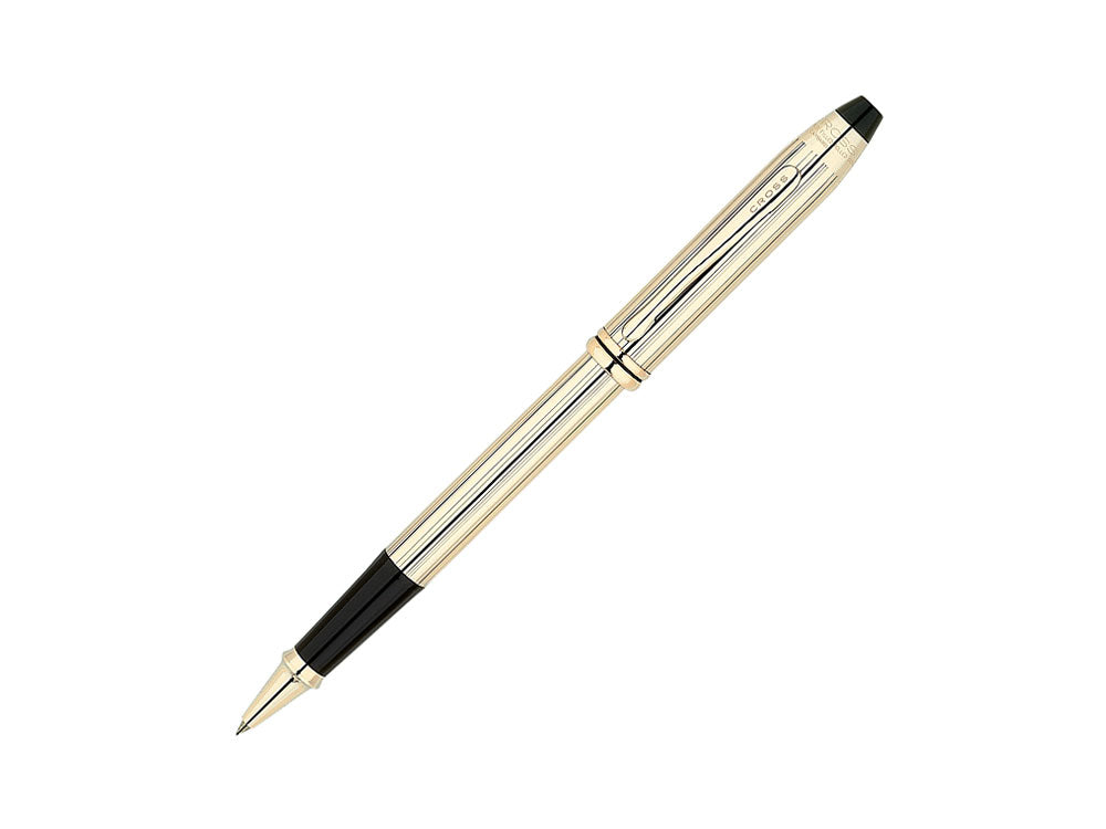 Cross Townsend Rollerball Pen, 10K Gold Filled, Gold, Polished, Resin, 705