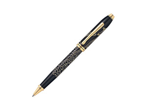 Cross Townsend Year of the Dog 2018 Rollerball pen, Lacquer, Black, 23K Gold