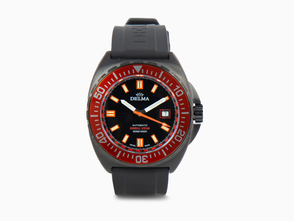 Delma Diver Shell Star Black Tag Automatic Watch, Limited Ed., 44501.670.6.151