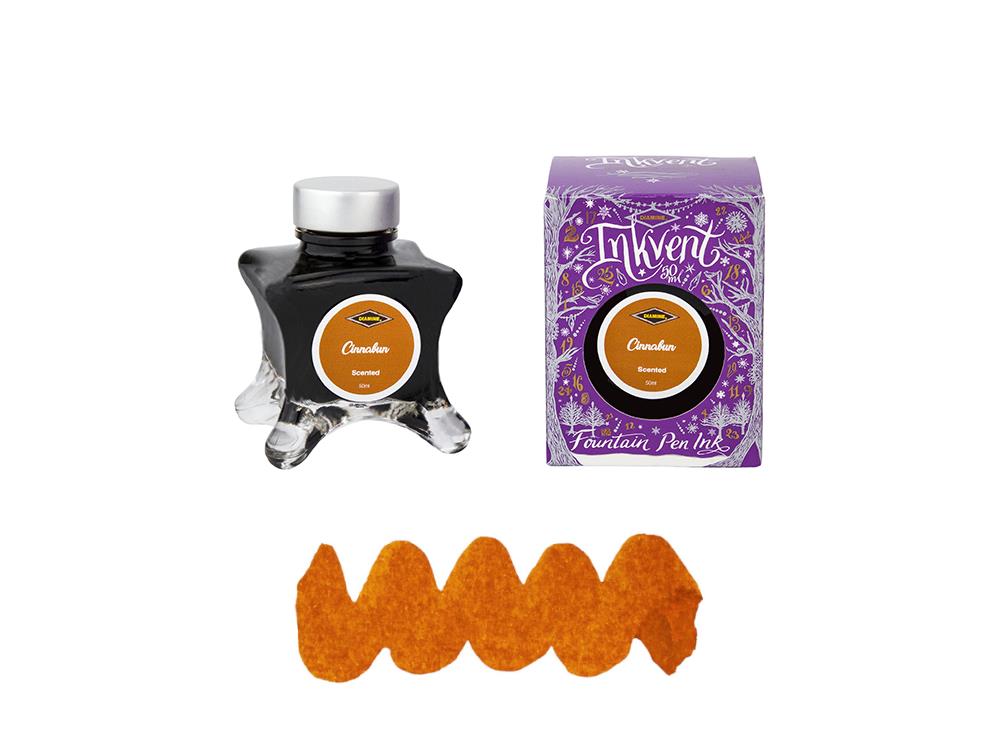 Diamine Cinnabun Ink Vent Purple Ink Bottle, 50ml, Scent,  Orange