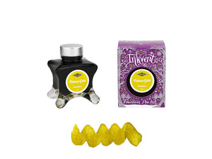 Diamine Fortunes Gold Ink Bottle Ink Vent Purple, 50ml, Chamaleon, Yellow