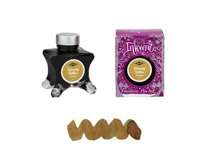 Diamine Weeping Willow Ink Vent Purple Ink Bottle, 50ml, Standard, Yellow