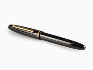 Esterbrook Estie Ebony Fountain Pen, Black Resin, Gold plated, E116