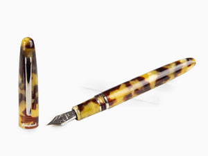 Esterbrook Estie Tortoise Fountain Pen, Resin, Chrome Trim, E126