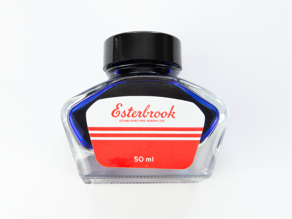 Esterbrook Ink Bottle Cobalt Blue, Blue, 50ml, Crystal, EINK-COBALTBLUE