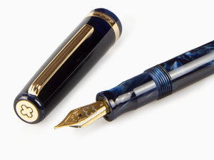 Esterbrook JR Capri Fountain Pen, Marbled resin, Blue, EJR-BLUE