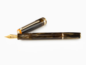 Esterbrook JR Pumpkin Latte Fountain Pen, Marbled resin, Brown, EJRPL