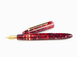 Esterbrook Estie Scarlet Fountain Pen, Resin, Red, Gold plated, ESC916