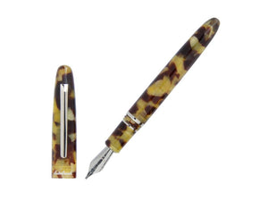 Esterbrook Estie Tortoise Fountain Pen, Resin, Chrome Trim, E126