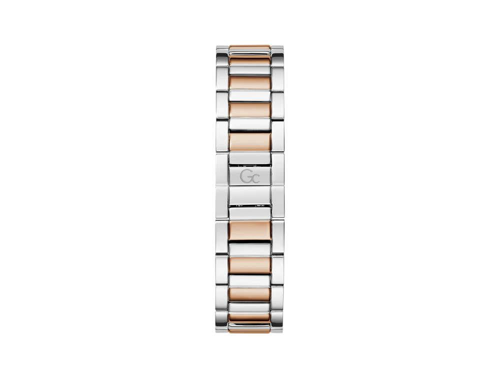 GC Watches GC Aura Quartz Watch, PVD Rose Gold, White, 36 mm, Z48002L1MF