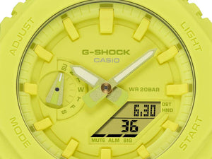 G-SHOCK Casio Classic Quartz Watch, Bio-Based Resin, Green, GA-2100-9A9ER