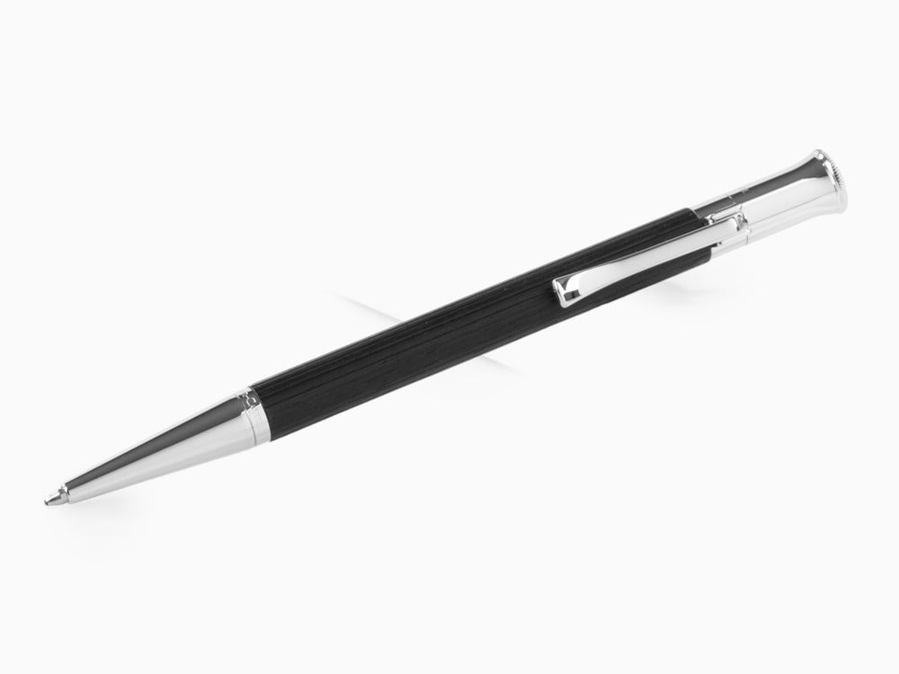 Graf von Faber-Castell Classic Ballpoint pen, Ebony wood, Platinum trim, 145531