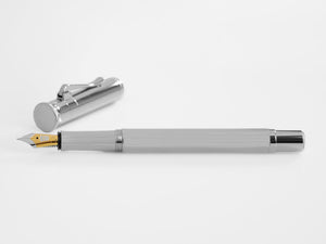 Graf von Faber-Castell Classic Fountain Pen, Platinum trim