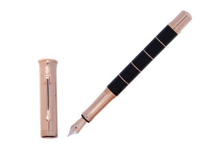 Graf von Faber-Castell Anello Rose Gold Fountain Pen, Resin, 145780