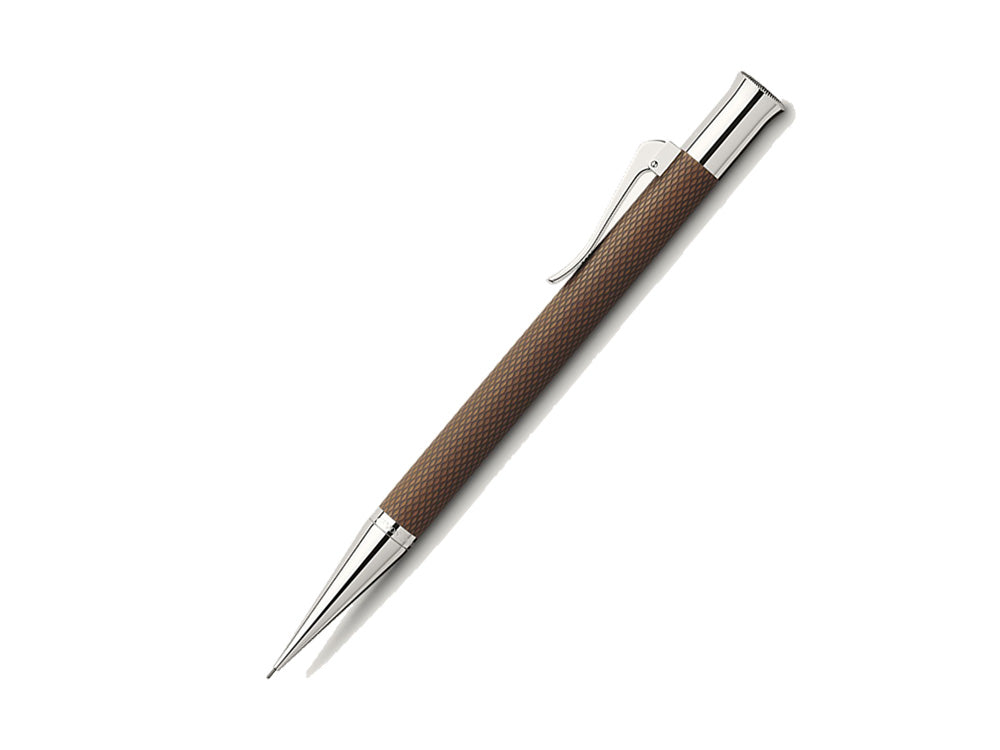 Graf von Faber-Castell Guilloche Mechanical pencil, Precious resine, Cognac