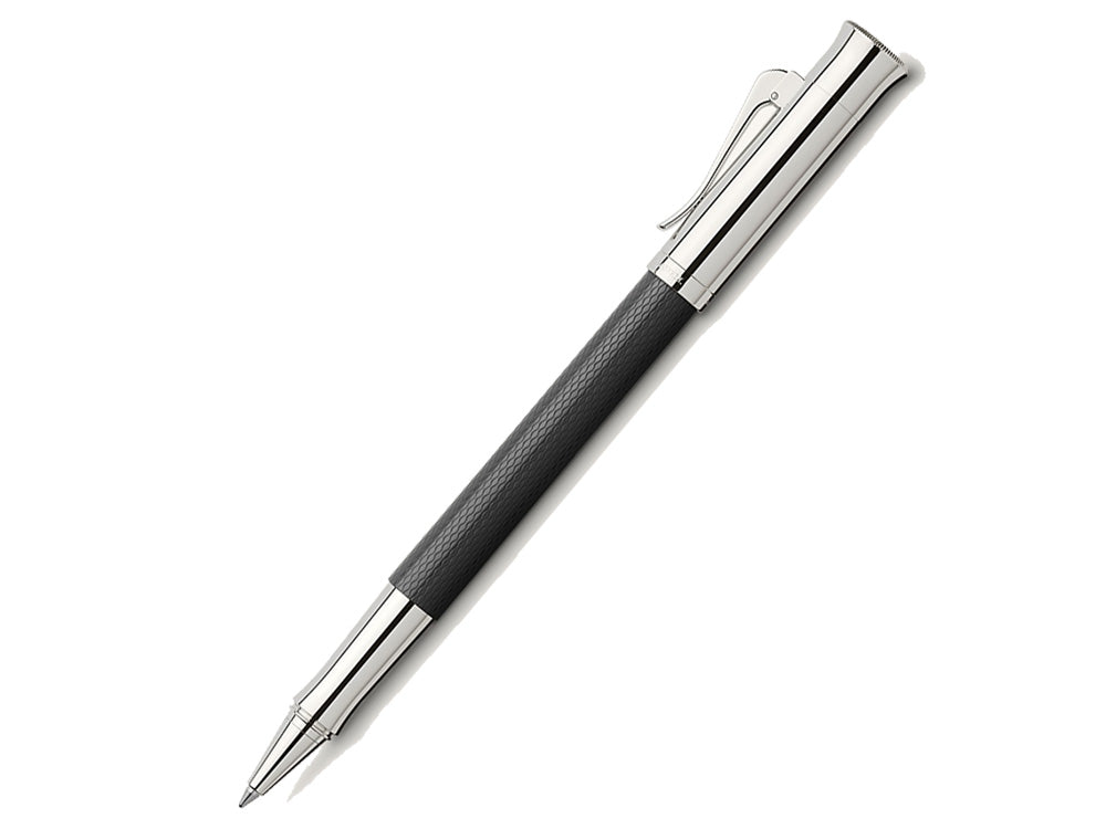 Graf von Faber-Castell Guilloche Rollerball pen, Precious resine, Black, 146510