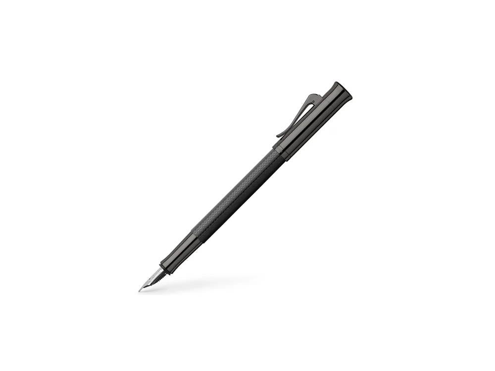 Graf von Faber-Castell Guilloche Black Edition Fountain Pen, 145310