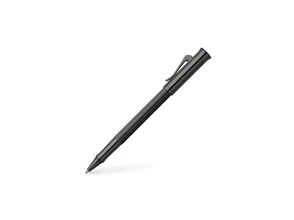 Graf von Faber-Castell Guilloche Black Edition Rollerball pen, Resin, 145269