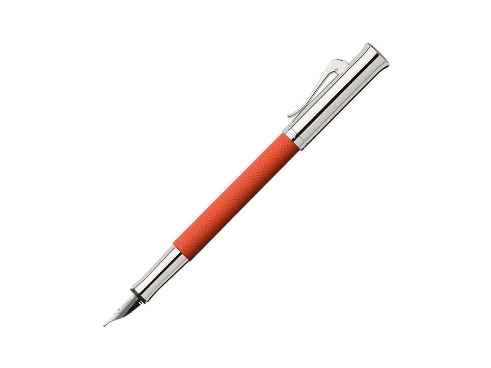 Graf von Faber-Castell Guilloche Fountain Pen, Precious resine, Orange