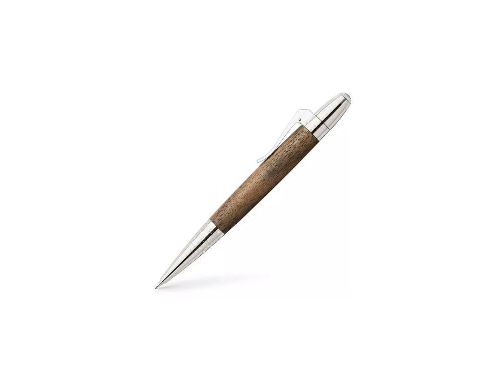 Graf von Faber-Castell Magnum Mechanical pencil, Walnut wood, Platinum, 136387