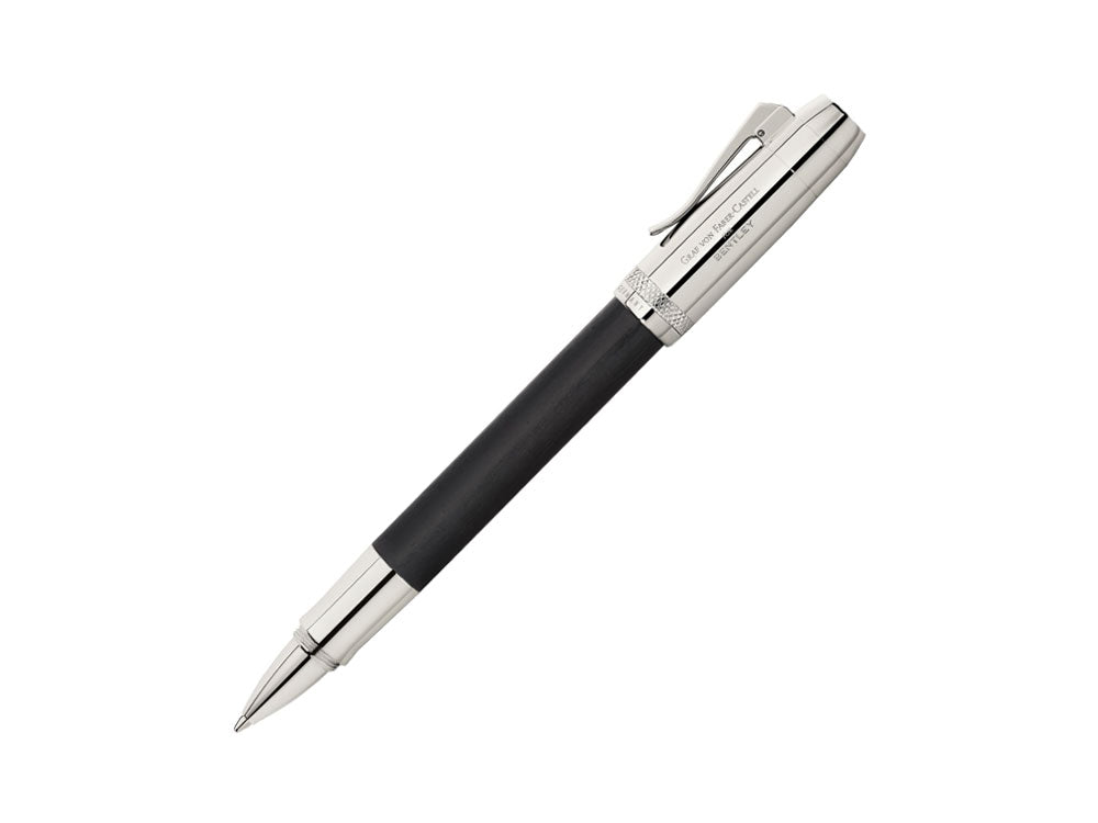 Graf von Faber-Castell for Bentley Ebony Rollerball pen, Ebonite, Black, 141828