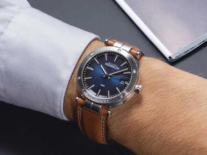 Herbelin Newport Quartz Watch, Blue, 40.5 mm, 12288A15GD