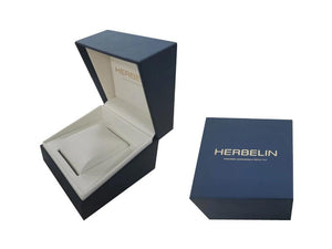 Herbelin Fil Quartz Watch, Black, 26 mm, Steel bracelet, 17206BP14