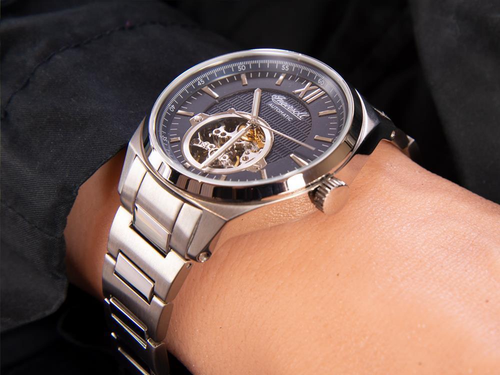 Ingersoll Shelby Automatic Watch Stainless Steel 316L 44 mm Blue I Iguana Sell