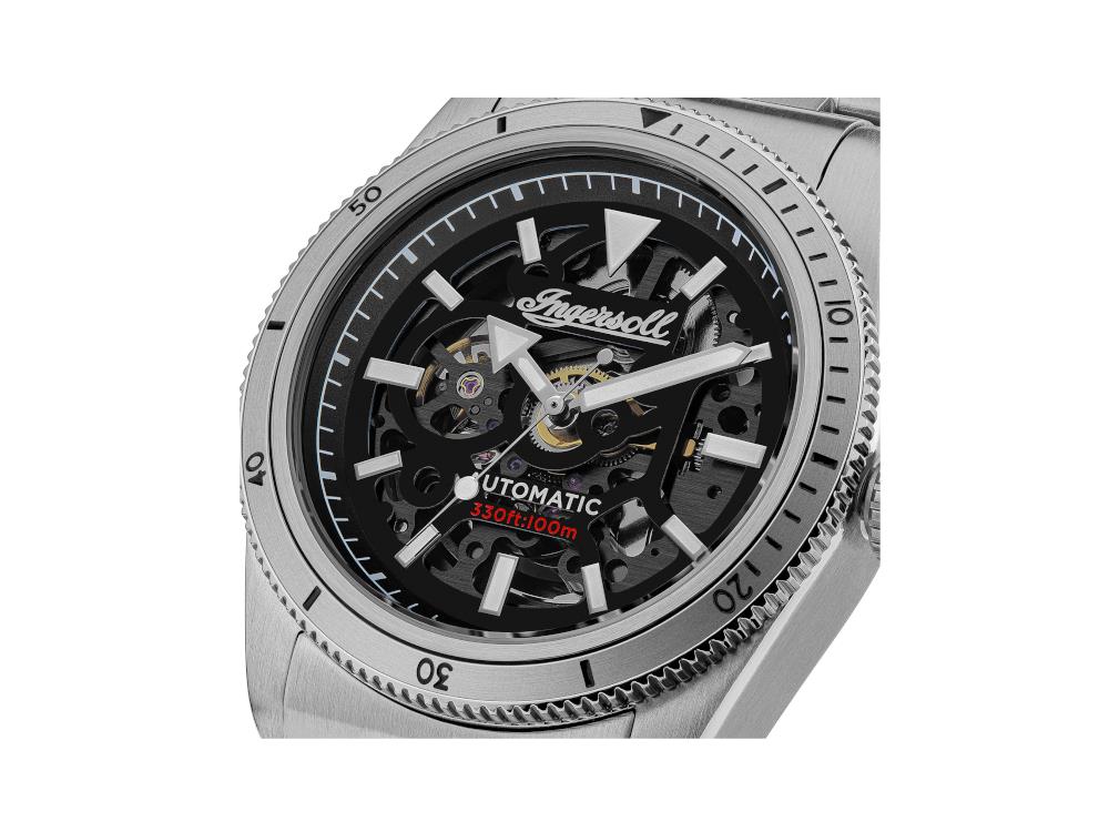 Ingersoll 1892 Scovill Automatic Watch 43 mm Black Leather strap I Iguana Sell