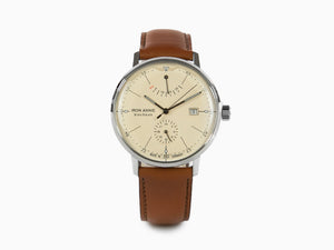 Iron Annie Bauhaus Automatic Watch, Beige, 41 mm, Day, 5060-5