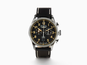 Iron Annie Cockpit Quartz Watch, Black, 42 mm, Chronograph, Day, 5186-2