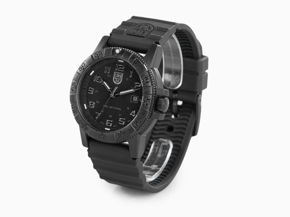 Luminox Leatherback Sea Turtle Giant 0320 Quartz Watch, Black, Carbon, 44mm