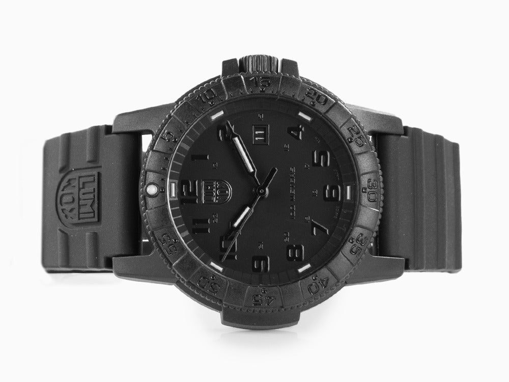 Luminox Leatherback Sea Turtle Giant 0320 Quartz Watch, Black, Carbon, 44mm