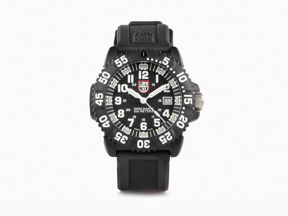 Luminox Navy Seal Colormark Quartz Watch, Carbon, Black, XS.3051