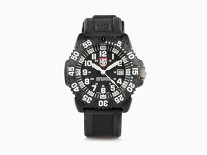 Luminox Navy Seal Colormark Quartz Watch, Carbon, Black, XS.3051