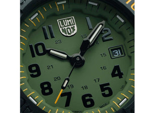 Luminox Sea Navy Seal Quartz Watch, Green,45 mm, XS.3517.NSF.SET