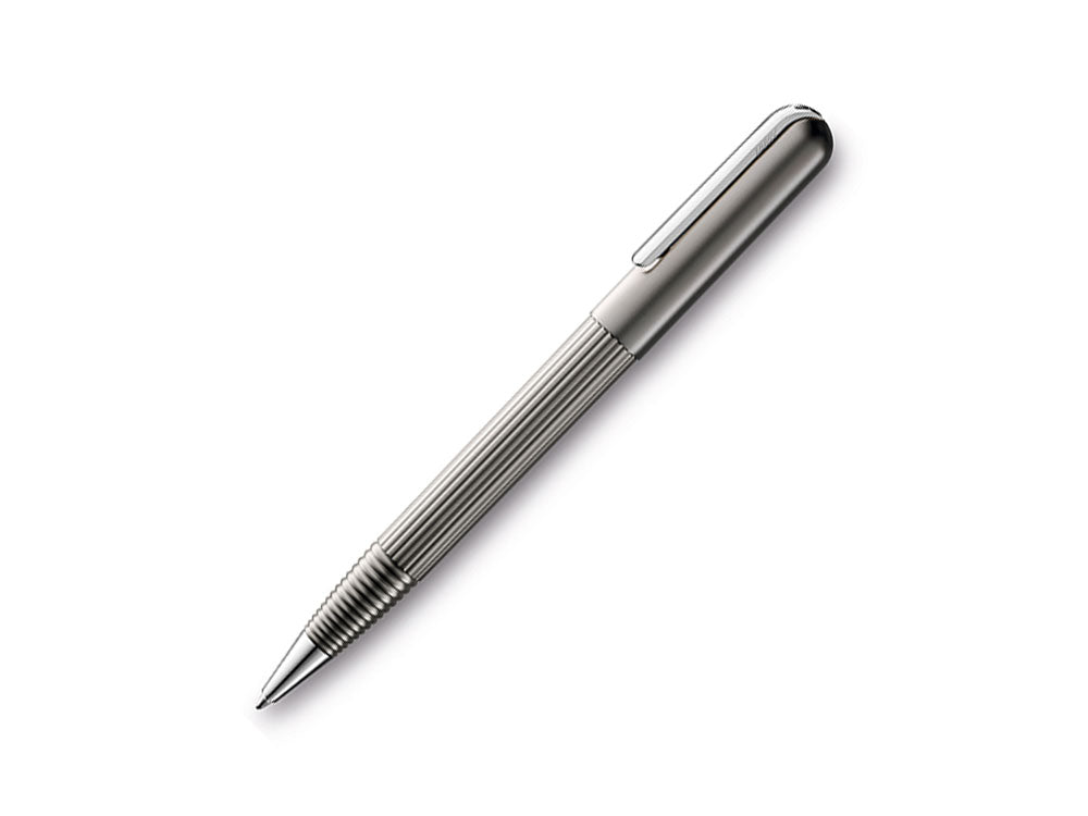 Lamy Imporium Ballpoint pen, Titanium, Guilloche, Platinum-plated, 1227956