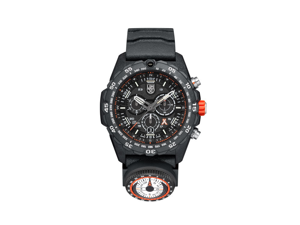 Luminox Bear Grylls Survival Master Quartz Watch, CARBONOX, Black, 45mm, XS.3741