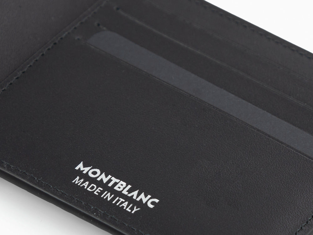 Montblanc M Gram 4810 Wallet, Black, Leather, Cotton, 8 Cards