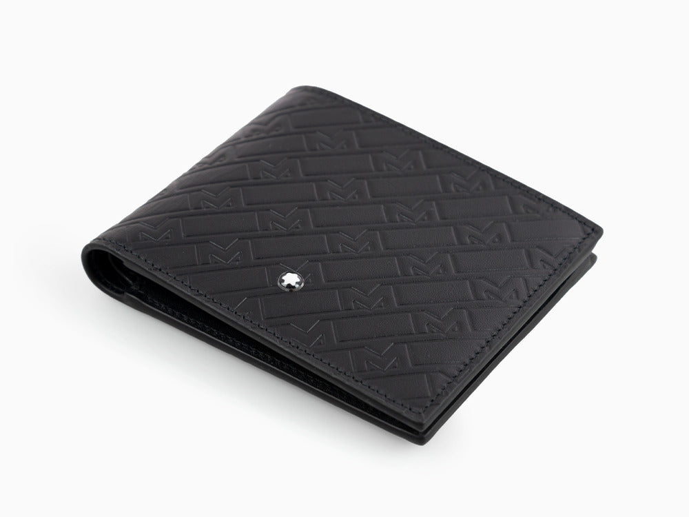 Montblanc M Gram 4810 Pocket holder, Leather, Cotton, Black, Cards, 12 -  Iguana Sell AU