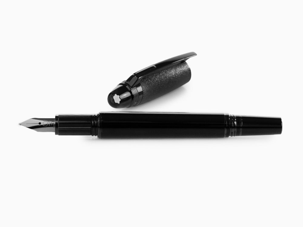 Montblanc StarWalker BlackCosmos Doué Fountain Pen, Black, PVD, 129287