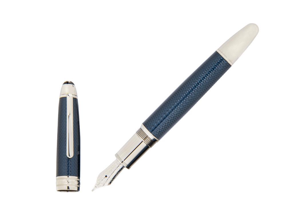 Montblanc Meisterstück Solitaire Blue Hour LeGrand Fountain Pen, 132096