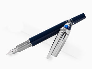 Montblanc StarWalker Blue Planet Doué Fountain Pen, 132434