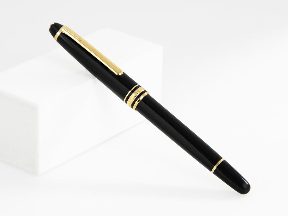 Montblanc Meisterstuck Classique Rollerball pen Gold trim Black 132 Iguana Sell