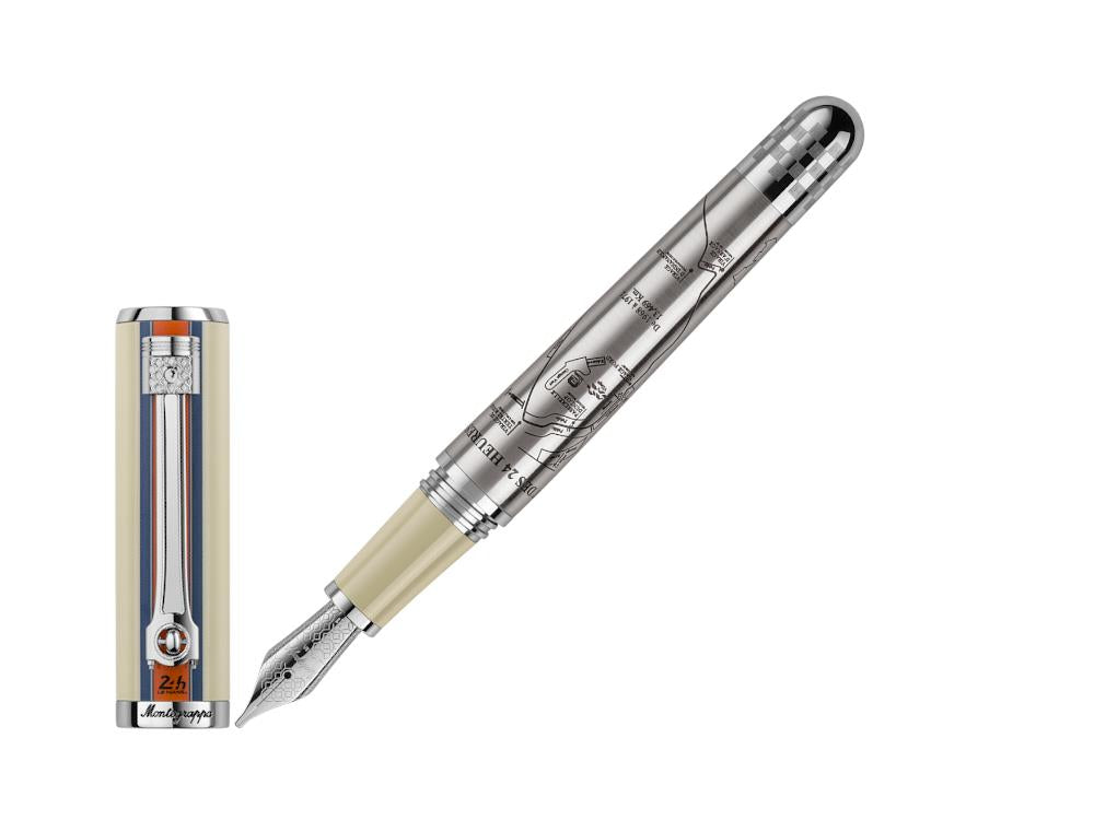 Montegrappa 24H Le Mans Open Ed. Legend Fountain Pen, IS24R-II