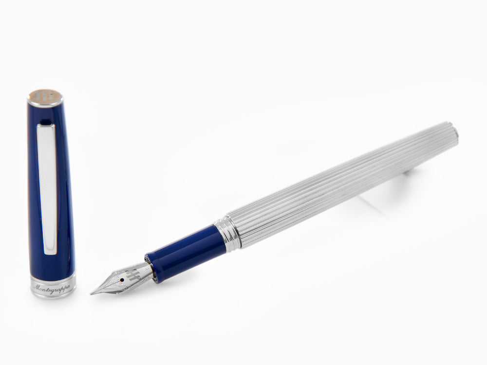 Montegrappa Armonia Duetto Fountain Pen, Resin, Blue, ISA1M-AD