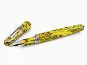 Montegrappa Elmo Fantasy Blooms Iris Yellow Rollerball pen, ISEORRAY