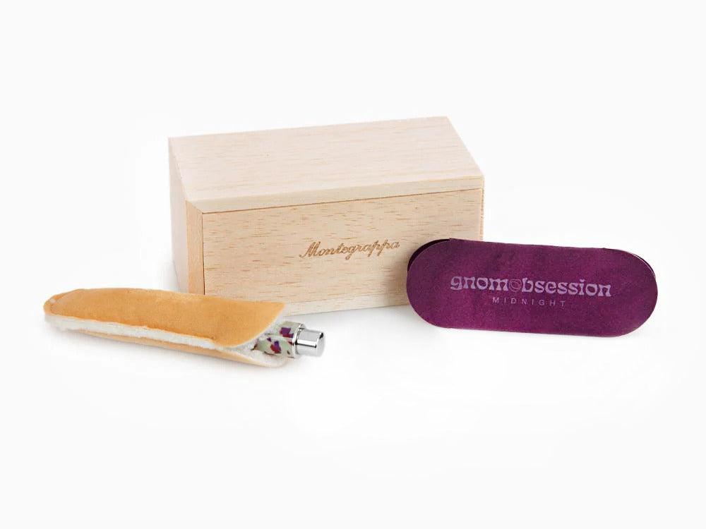 Montegrappa Gnomo Obsession Midnight Rollerball pen, Resin, Purple, ISGNORAL