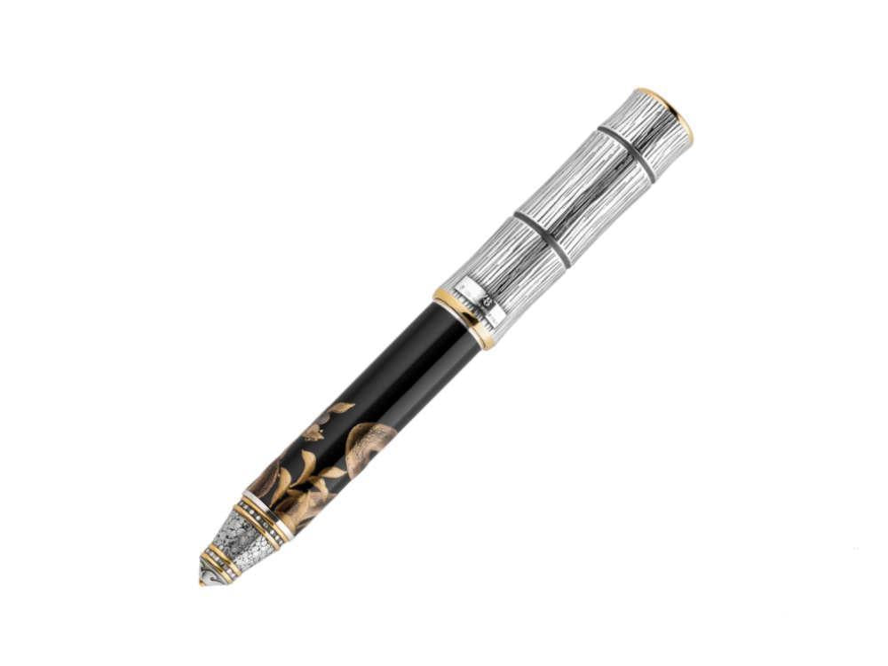 Montegrappa Kitcho Snake Fountain Pen, Silver, Limited Edition, ISKIN- -  Iguana Sell